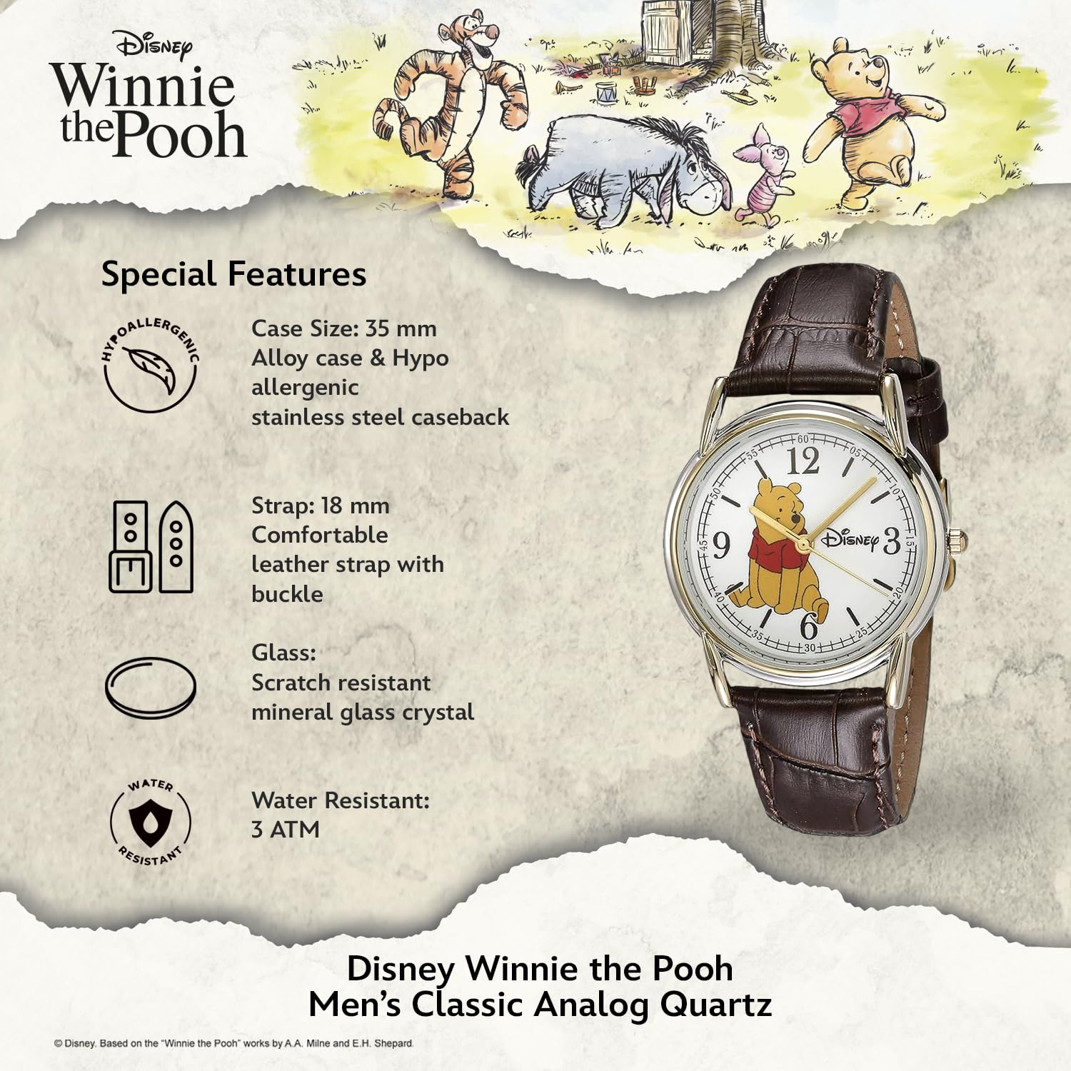 Amazon.com: Disney Watches: Winnie the Pooh